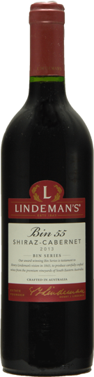 Image of Bottle of 2013, Lindeman's, Bin 55, Shiraz-Cabernet, Australia